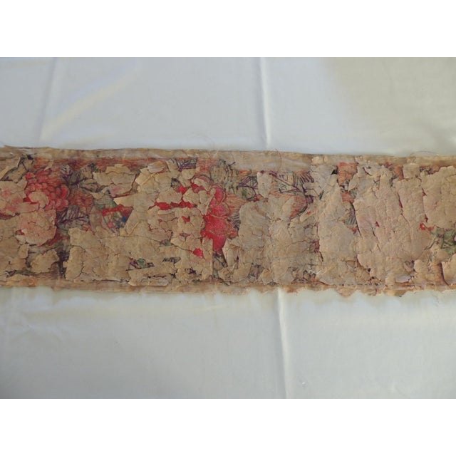 Antique Silk and Metallic Threads Embroidery Panel For Sale - Image 4 of 6