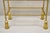 Gold Mid 20th Century Italian Hollywood Regency Gold Gilt Iron 3 Tier Shelf Small Display Stand (B) For Sale - Image 8 of 10