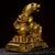 Late 19th Century Gilt Bronze Tiger With Treasure Vase, 2.9kg For Sale - Image 4 of 9