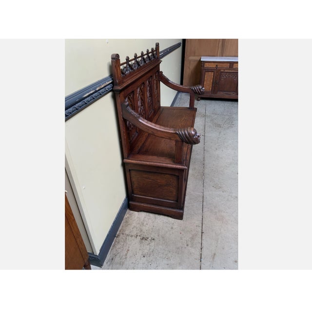 Age: circa 1880 Wood type: solid oak Condition: very good, meticulously maintained, and ready-to-use original condition...