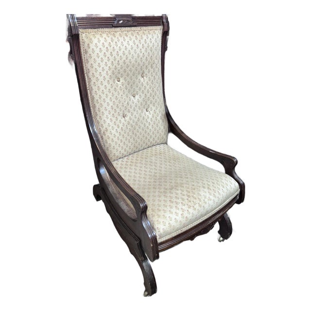 1800’s Victorian Platform Rocker For Sale