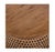 Decorative End Table that's statement-making! This basket weave pattern frame and solid Mindi wood round top highlights...