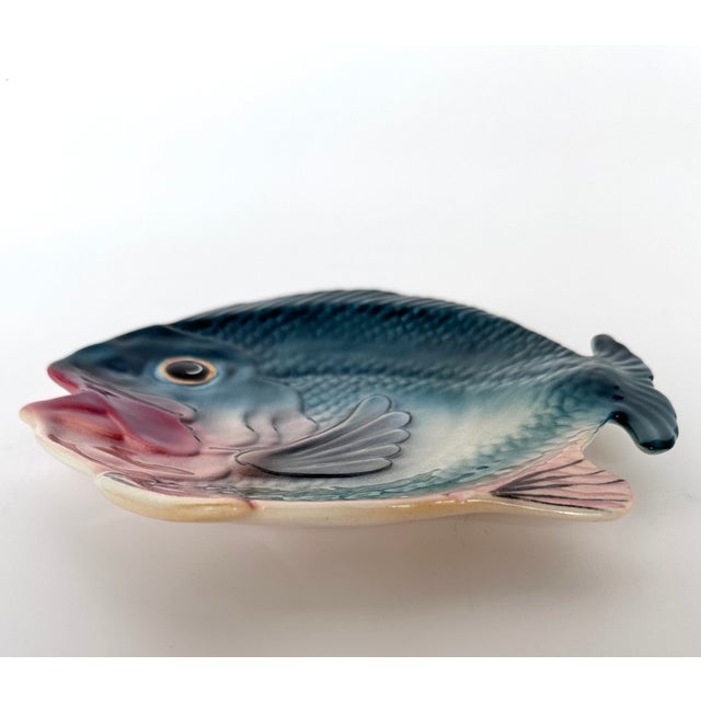 American Vintage Brad Keeler Fish Plate For Sale - Image 3 of 8
