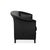 Leather Aura Three-Seater Sofa in Black by Paolo Piva for Wittmann For Sale - Image 10 of 13