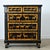 English Vintage Painted Chest with Deer Decoupage For Sale - Image 4 of 12