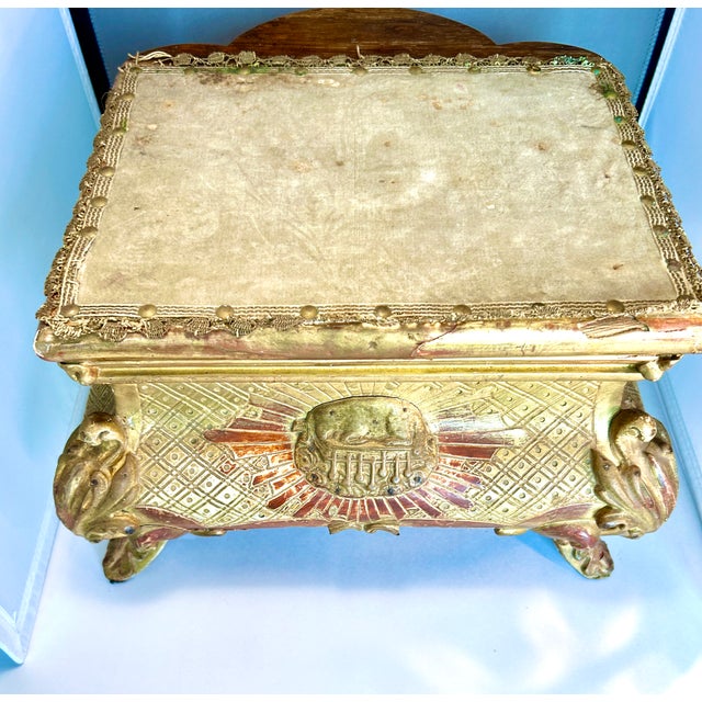 Mid 19th Century 19th Century Giltwood Altar Base Stand For Sale - Image 5 of 11
