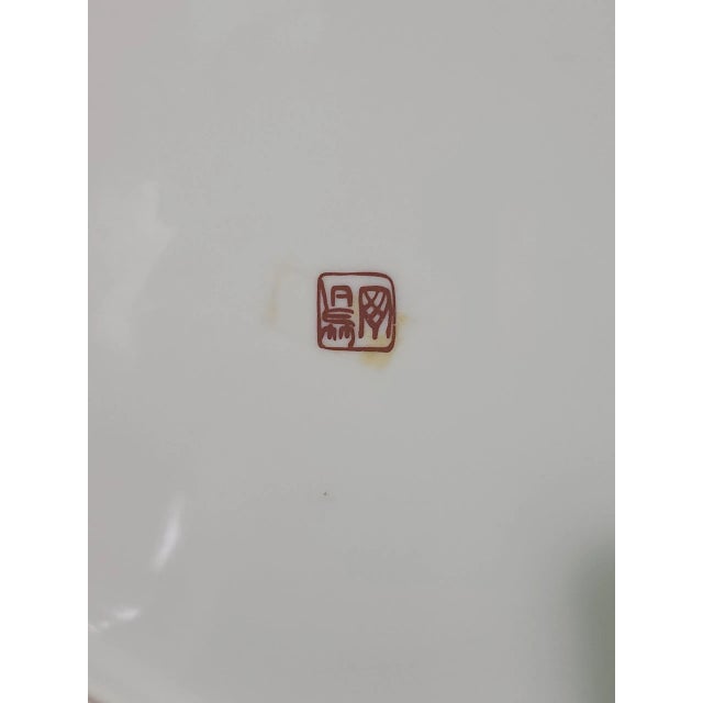 Vintage Large Asian Japanese Imari Platter Marked For Sale - Image 11 of 11