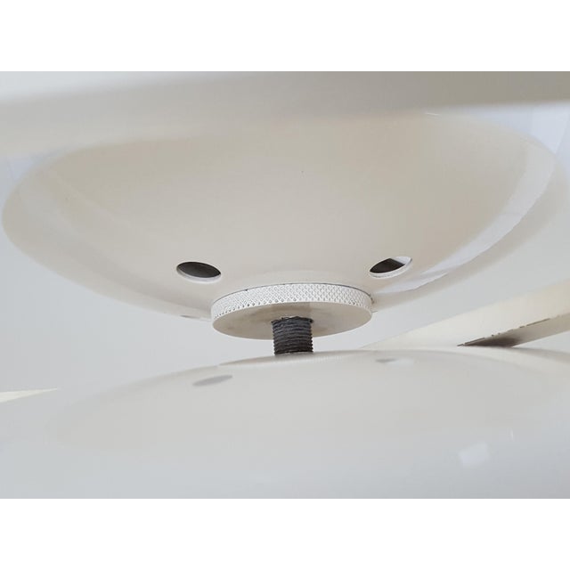 Cetra Pendant Lamp in Ivory Painted Brass and Metal by Vico Magistretti for Artemide, 1960s For Sale - Image 11 of 14