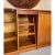 Wood Custom Made Buffet Credenza With Lighted Wine Bar and Hidden Bar Cart For Sale - Image 7 of 17