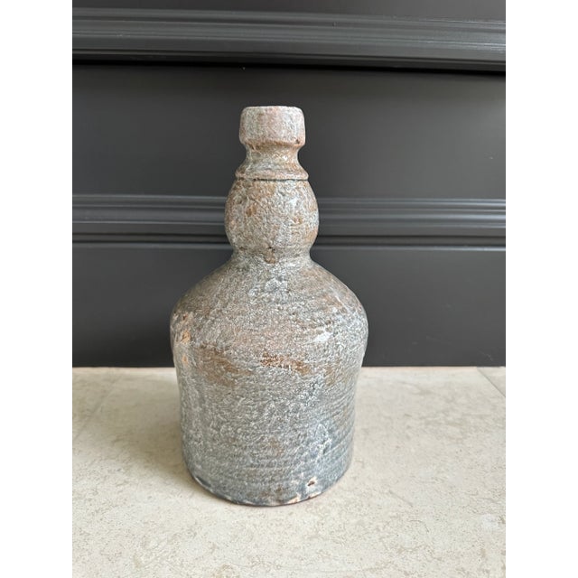 Gorgeous organic 1970’s Studio Pottery piece in a textured glazed finish. Beautiful shades of grey and light brown in a...