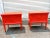 Mid-20th Century Neoclassical Tomato Red Lacquered Nightstands - a Pair For Sale - Image 10 of 10