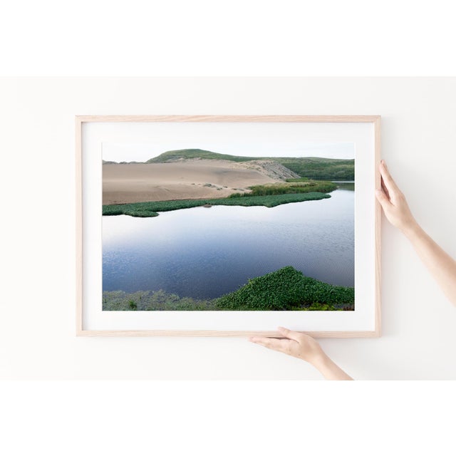 Paper Contemporary Minimalist Coastal Landscape, 'Abbotts Lagoon' Photography Print, Point Reyes California, Large 54 X 36" Fine Art Photograph For Sale - Image 7 of 7