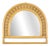 Vintage Bamboo Wall Mirror, 1980s For Sale