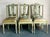 Vintage French Patinated Dining Chairs - Set of 6 For Sale - Image 9 of 12