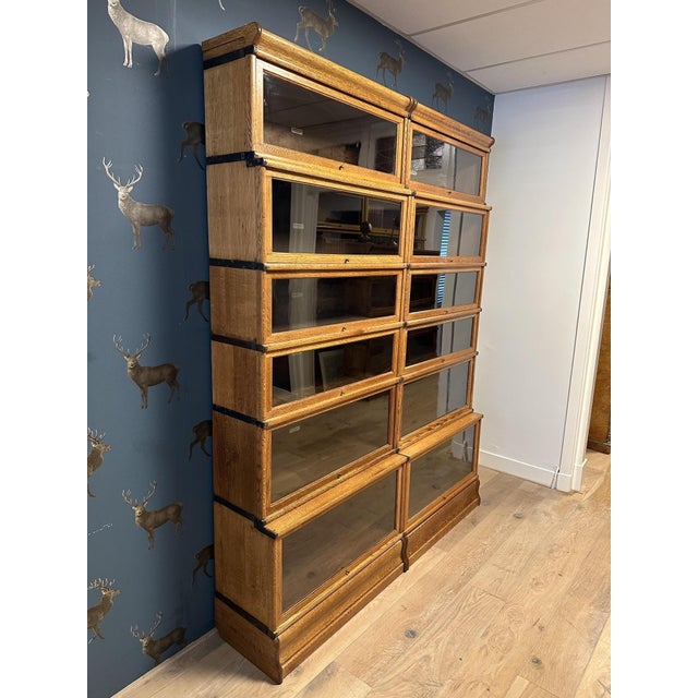 Antique Bookcase from Globe Wernicke, 1890s, Set of 12 For Sale - Image 9 of 12