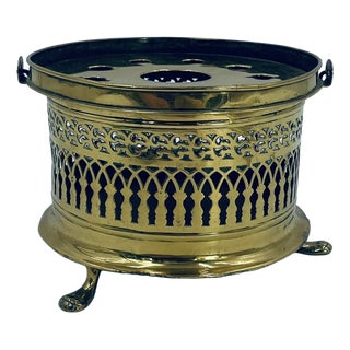Antique Brass Heater, Germany, 1955 For Sale
