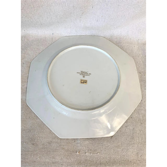 Ceramic Vintage Fitz & Floyd Empress Plate For Sale - Image 7 of 9