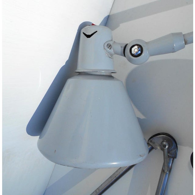 Metal Industrial Table Lamps, Set of 3 For Sale - Image 7 of 10