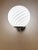 2020s Contemporary Milky-White Swirl Murano Glass Wall Sconce For Sale - Image 5 of 7