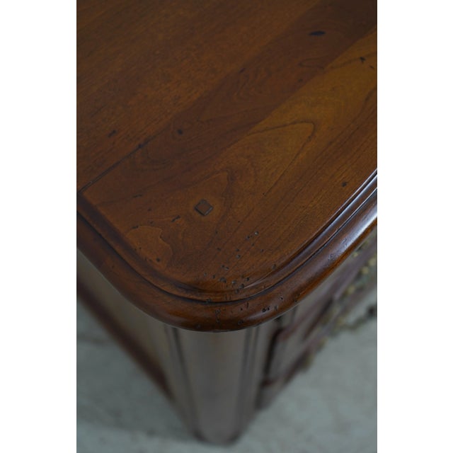 Brown Davis Cabinet Cherry French Louis XV Commode Chest For Sale - Image 8 of 12