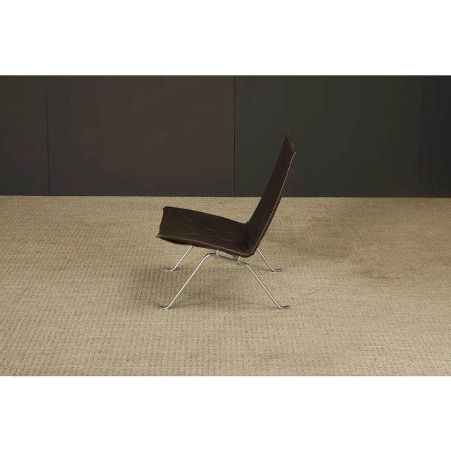 Early Production 'Pk-22' Lounge Chair by Poul Kjærholm for Ekc, Double-Signed For Sale In Los Angeles - Image 6 of 18