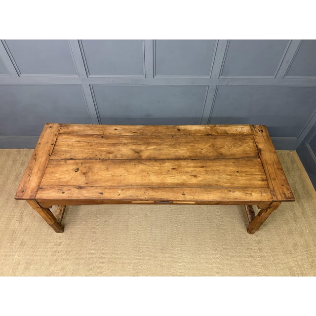 19th Century Fruitwood Refectory Farmhouse Table, 1800 For Sale - Image 6 of 18
