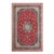 Nazmiyal Collection 1950s Fine Floral Vintage Persian Silk Kashan Rug For Sale