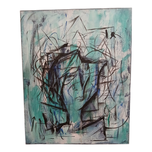 Joe Taveras Oil Painting Mixed Media