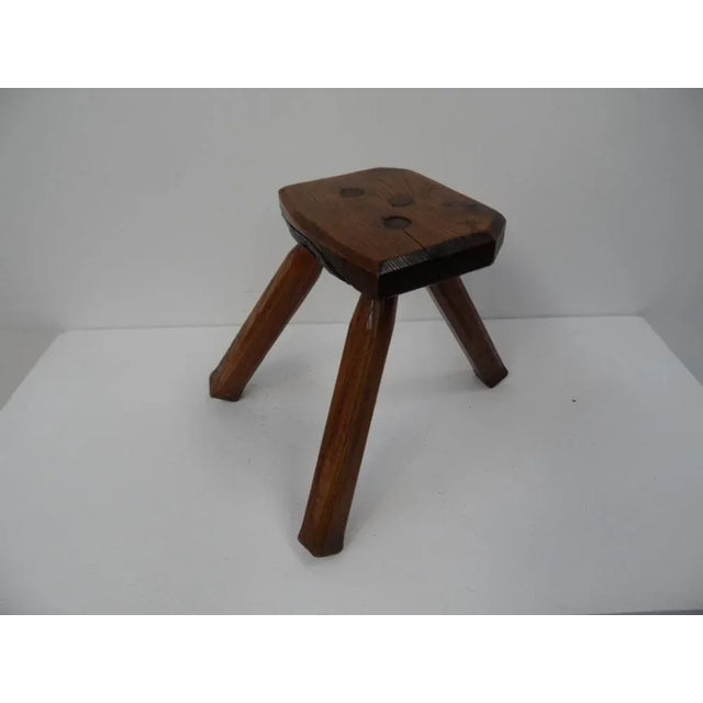 Antique Milk Stool, 1890s For Sale - Image 5 of 11