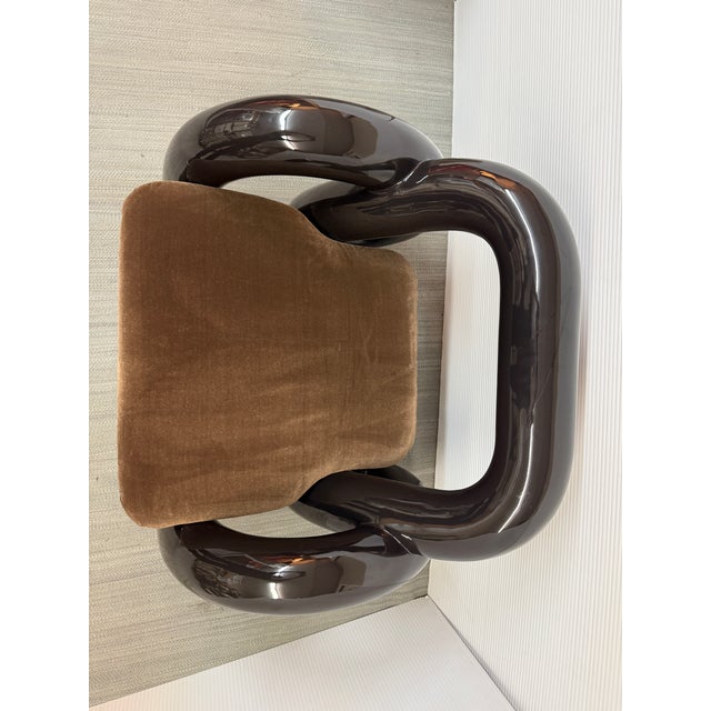 Chestnut Caracole Gelee Accent Chair, Chestnut For Sale - Image 8 of 12