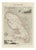 Antique Map of Martinique, Fort-Royal and the Caravelle, 1860 For Sale