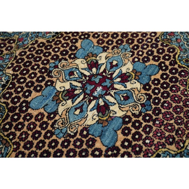 1910s Antique Tehran Rug 4'5'' X 6'11'' For Sale - Image 5 of 11