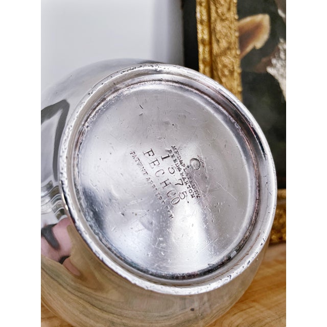 Antique Silver Plated Creamer From Florida East Coast Hotel Co For Sale In New York - Image 6 of 6