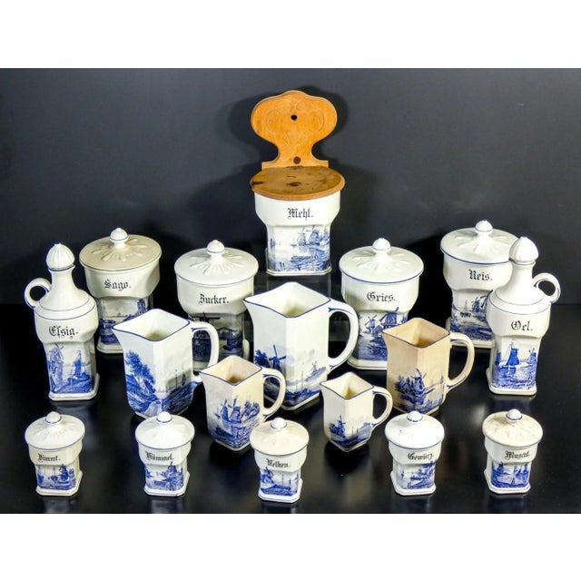 Tableware from Delft Ceramics, Holland, 1800s, Set of 17 For Sale - Image 15 of 15