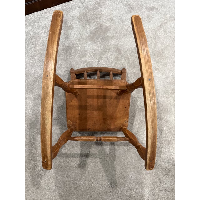 Early 20th Century Vintage Child’s Rocker For Sale - Image 5 of 5