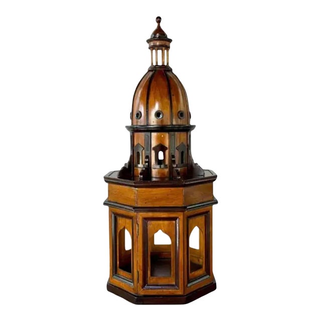 Italian Renaissance Style Wooden Architectural Model of Domed Church For Sale