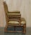Victorian English Oak Hand Dyed Leather Library Reading Armchair For Sale - Image 16 of 18