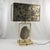 Willy Daro Willy Daro Mid-Century Brass and Geode Stone Table Lamp, Circa 1970 For Sale - Image 4 of 11