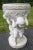 Victorian 19th Century Italian Carved White Marble Garden Planter With Cherubs For Sale - Image 3 of 12