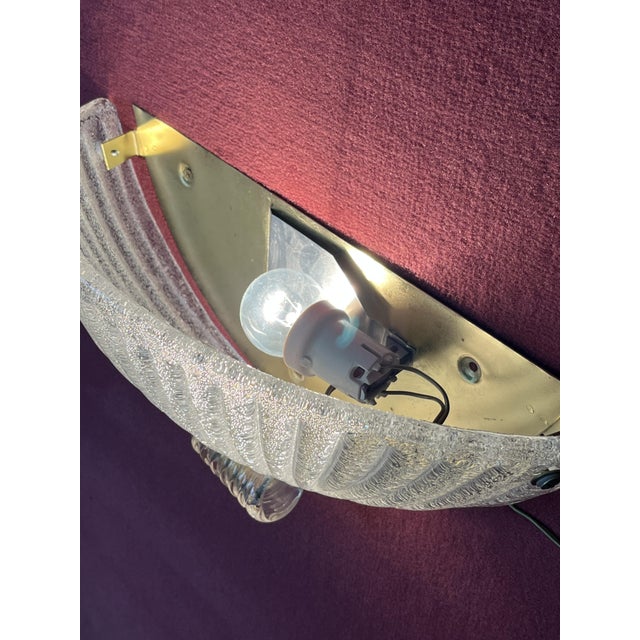 Mid-Century Murano Glass Wall Lamps, 1960s, Set of 3 For Sale - Image 16 of 18