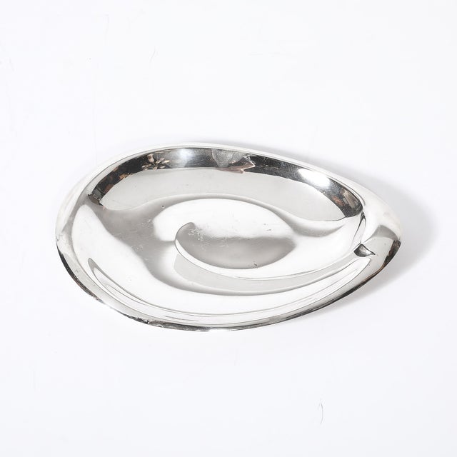 1960s Mid-Century Sterling Silver Sculptural Amorphic Tray Signed Reed & Barton For Sale - Image 5 of 14