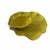 Secla Mid Century Secla Portugal Yellow Cabbage Ware Chip and Dip For Sale - Image 4 of 5