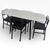 This vintage drop-leaf dining table offers a perfect blend of style and function for any mid-century dining space....