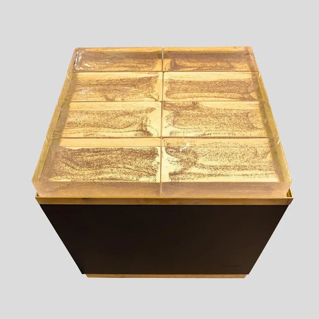 Mid-Century Italian Illuminating Coffee Table For Sale - Image 9 of 11
