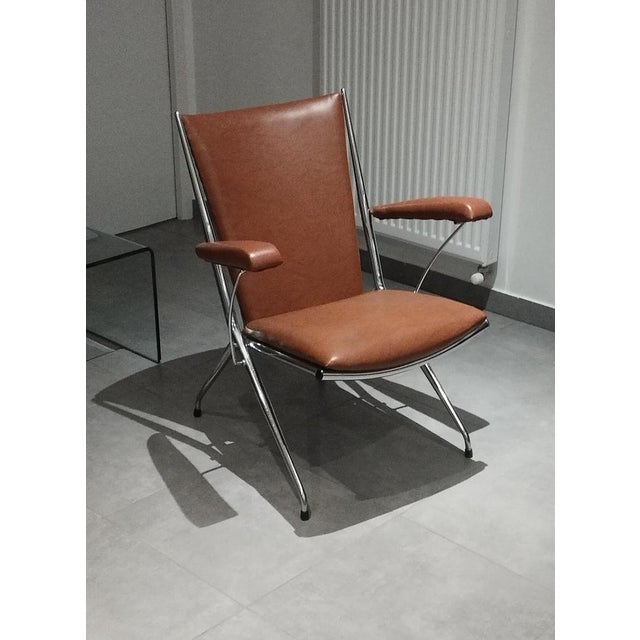 Folding Chair with System by André Monpoix For Sale - Image 6 of 18