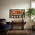 This vibrant Tibetan-style wall hanging showcases a rich tapestry of traditional Buddhist symbolism and fine textile...