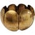 Vintage Sculptural Brass Napkin Rings – Set of 12 For Sale - Image 4 of 5