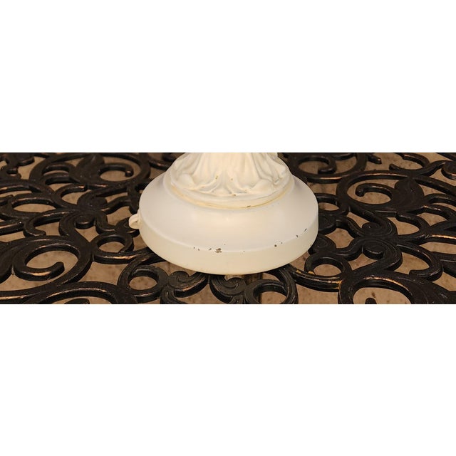 Mid 20th Century Italian Tole Flora and Fauna Table Lamp For Sale - Image 4 of 16