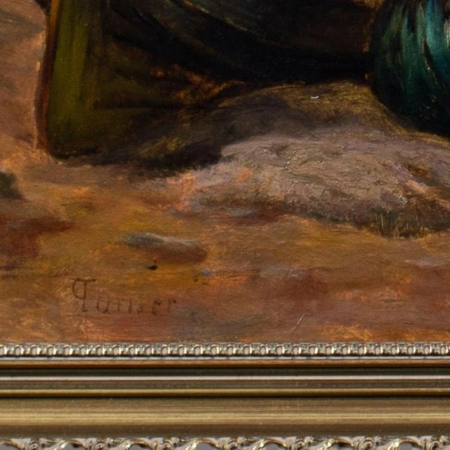George Turner, Waiting for Papa, A Seaside Idyll, 19th Century, Oil Painting For Sale - Image 10 of 14