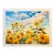Sunflower Field Under Blue Skies — Original Oil Painting, Unstretched, 30" × 40" For Sale